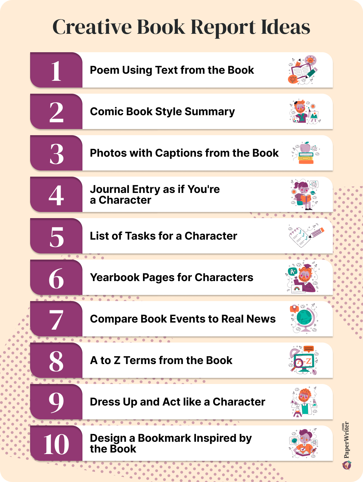 creative book report idea
