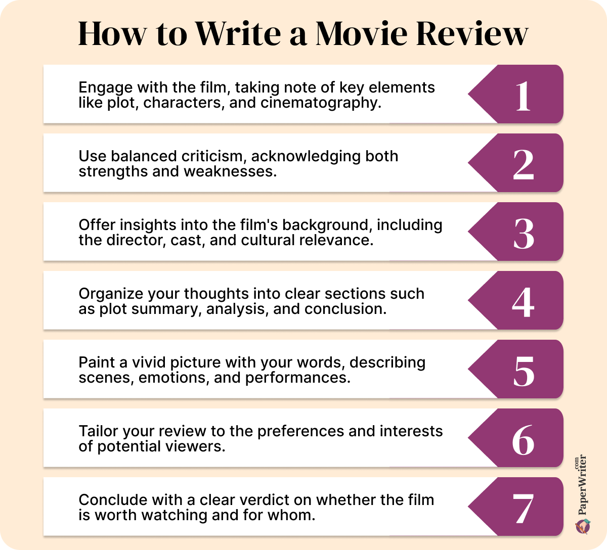 How to Write a Movie Review